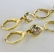 Trio Argolinha Coração de Zircônia Banhado em Ouro 18k - Dourado