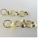 Brinco Grande de Círculos Interligados Banhado em Ouro 18k - Dourado