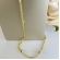 Colar Corrente com Bolinhas Banhado em Ouro 18k - Dourado