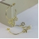 Brinco Argola Médio com Pingente Esotéricos Banhado em Ouro 18k - Dourado