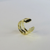 Piercing Três Fios Banhado em Ouro 18k - Dourado
