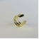 Piercing Três Fios Banhado em Ouro 18k - Dourado