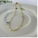 Tornozeleira Com Zircônia Coloridas Banhado em Ouro 18k - Dourado