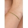 Pulseira Fita Banhado em Ouro 18k - Dourado