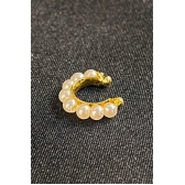 Piercing Fake com Pérolas Banhado em Ouro 18k