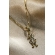 Colar Pingente Menino com Zircônia Colorida Banhado em Ouro 18k - Dourado