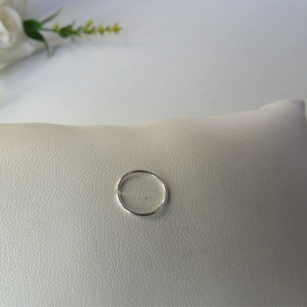 Piercing Círculo Liso em Prata 925 - Dourado