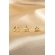 Trio de Brincos Marinhos Banhado em Ouro 18k - Dourado