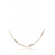 Colar Choker com Mini Pérolas na Corrente Banhado em Ouro 18k - Dourado