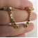 Brinco Ear Cuff com Piercing Fake e Zircônias Colorida Banhado em Ouro 18k - Dourado