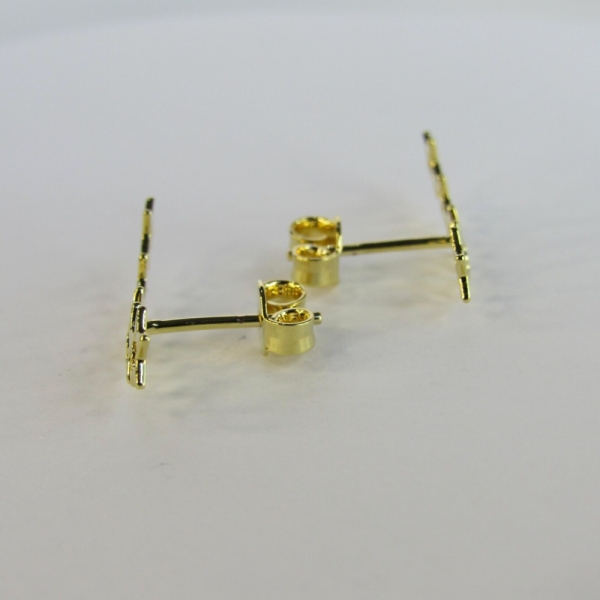 Brinco Ear Cuff Estrelas Pequenas Banhado em Ouro 18k - Dourado