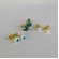 Trio de Olho Grego Banhado em Ouro 18k - Dourado