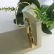 Brinco Argola em Forma de Coração Lateral Larga Banhado em Ouro 18k - Dourado