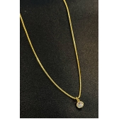 Choker Com Ponto De Luz Banhado em Ouro 18k - Dourado