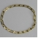 Pulseira Corrente Chapada Banhado em Ouro 18k MASCULINA - Dourado