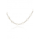 Colar Curto Flor Vazada Banhado em Ouro 18k - Dourado