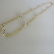 Colar com Corrente de Mini Pérolas Banhado em Ouro 18k - Dourado
