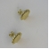 Brinco de Concha Banhado em Ouro 18k - Dourado