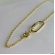 Colar Corrente de Elo Largo com Fecho Boia e Mosquetão Banhado em Ouro 18k - Dourado