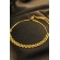 Pulseira com Fecho Regulável e corrente Trabalhada Banhado em Ouro 18k - Dourado