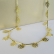Colar com Corrente com Mini Flores Banhado em Ouro 18k - Dourado