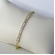 Pulseira Elos Redondos Com Faixa de Zircônia Banhado em Ouro 18k - Dourado