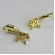 Brinco Argolinha De Árvore da Vida Banhado em Ouro 18k - Dourado