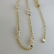 Colar com Corrente de Mini Pérolas Banhado em Ouro 18k - Dourado