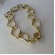 Pulseira Elo Losango Com Fecho Boia Banhado em Ouro 18k - Dourado