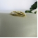 Brinco Triangular Médio com Zircônia Banhado em Ouro 18k - Dourado