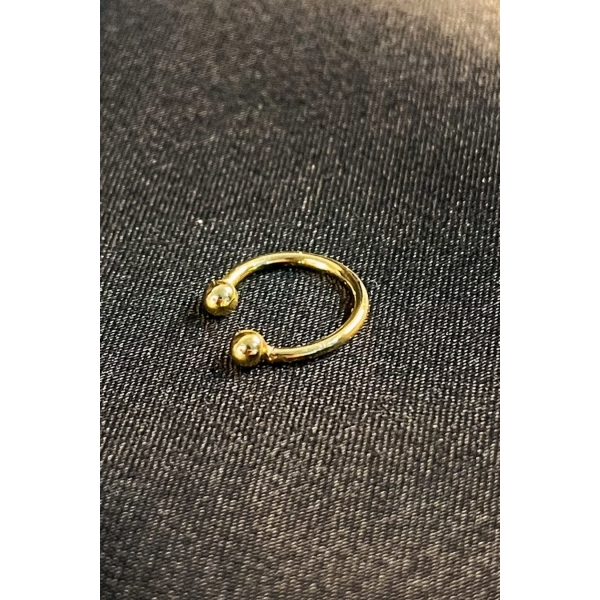 Piercing Fake Banhado em Ouro 18k - Dourado