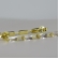 Brinco Corrente de Zircônias Banhado em Ouro 18k - Dourado