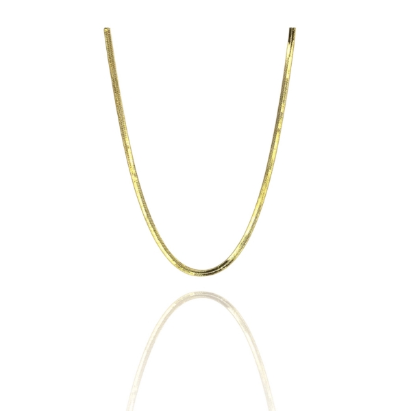 Choker de Fita Banhado em Ouro 18k - Dourado