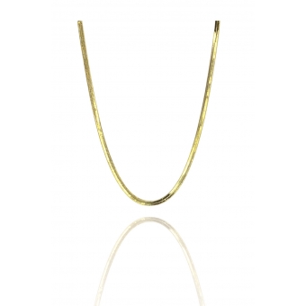 Choker de Fita Banhado em Ouro 18k