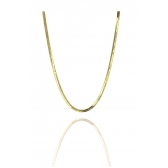 Choker de Fita Banhado em Ouro 18k - Dourado