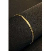 Pulseira Fita Banhado em Ouro 18k - Dourado