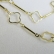 Colar com Corrente Detalhada com Flor Vazada Banhado em Ouro 18k - Dourado