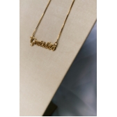 Colar Gratidão Banhado em Ouro 18k - Dourado