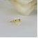 Piercing Fake com Coração Banhado em Ouro 18k - Dourado