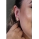 Brinco Fé com Zircônias Banhado em Ouro 18k - Dourado