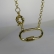 Colar Corrente de Elo Largo com Fecho Boia e Mosquetão Banhado em Ouro 18k - Dourado