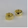 Brinco de Argolinha Grossa Trabalhada Banhado em Ouro 18k - Dourado