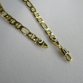 Pulseira Corrente com Elo Sequenciado Banhado em Ouro 18K MASCULINA - Dourado