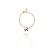 Pulseira Com Laço De Zircônias Coloridas Banhado em Ouro 18k - Dourado