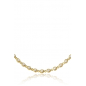Choker com Corrente de Mini Pérolas Banhado em Ouro 18k - Dourado