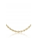 Choker com Corrente de Mini Pérolas Banhado em Ouro 18k - Dourado