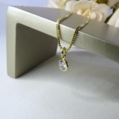 Choker Com Ponto De Luz Banhado em Ouro 18k - Dourado