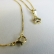 Colar Pingente Patinha De Cachorro Colorida Banhado em Ouro 18k - Dourado