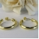 Brinco Argola Grossa Pequena Banhado em Ouro 18k - Dourado