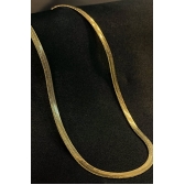 Choker de Fita Banhado em Ouro 18k - Dourado